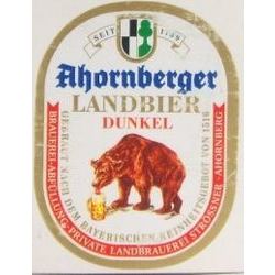 Ahornberger Landbier dunkel
