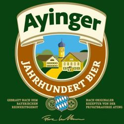 Jahrhundert Bier Ayinger (Айингер Cтолетнее) бутылка