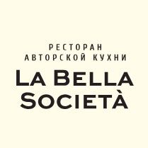 Бар Ресторан итальянской и паназиатской кухни La bella società Москва, ул. Охотный ряд, 2 - логотип на страничку из таблички заведений
