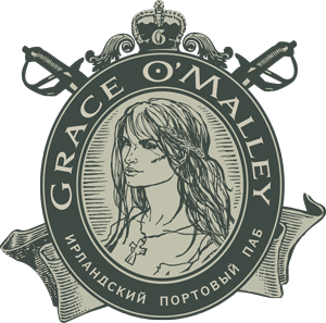 Бар Grace O’Malley Москва, Новослободская ул., 18 - логотип на страничку из таблички заведений
