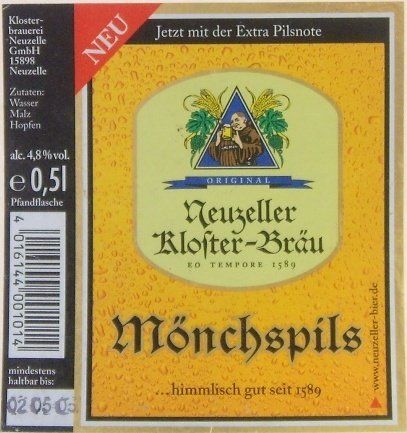 Kloster-Brau Monchs Pils — фото 1