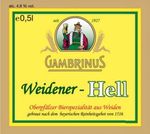 Gambrinus-Weiden Hell