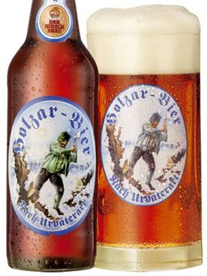 Der Hirschbrau Holzar-Bier