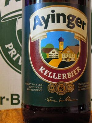 Kellerbier Ayinger (Айингер Келлербир) бутылка