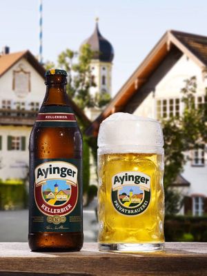 Kellerbier Ayinger (Айингер Келлербир) бутылка